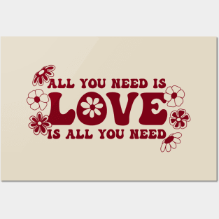 All You Need is Love | Artwork by Julia Healy Posters and Art